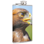 Visie op een mooie jonge Golden Eagle Heupfles (Rechts)