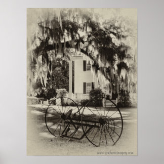 Visie op het oude Zuid-poster Poster