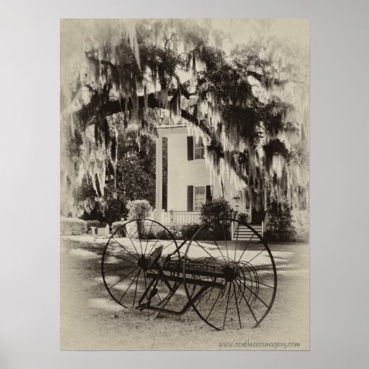 Visie op het oude Zuid-poster Poster (Voorkant)