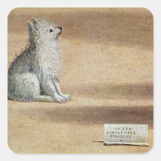 Visie op St. Augustine Vierkante Sticker (Voorkant)