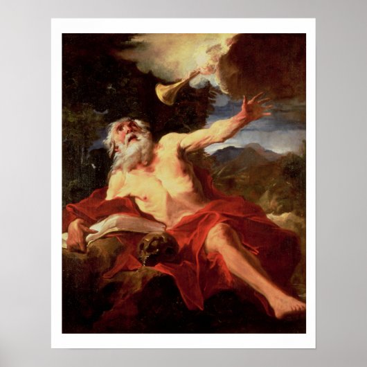 Visie op St. Jerome Poster (Voorkant)