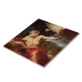 Visie op St. Jerome Tegeltje (Zijkant)