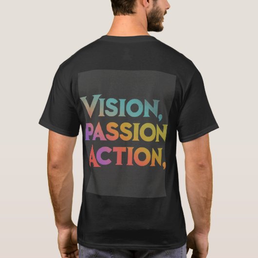 Visie passieactie t-shirt (Achterkant)