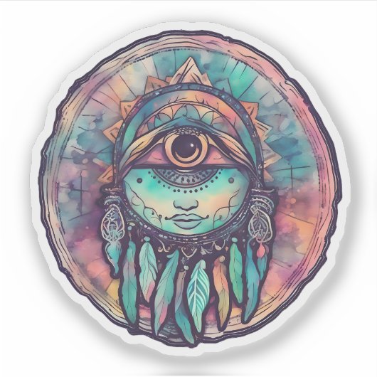 Visie van de Geest Sticker (Voorkant)