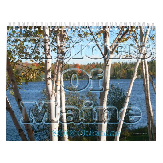 Visie van de Maine 2009-agenda Kalender (Hoes)