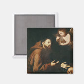 Visie van de St. Francis van Assisi Magneet (Voorkant / Achterkant)