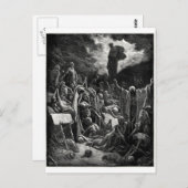 Visie van de vallei van het briefkaart van droge B (Voorkant / Achterkant)