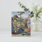 Visie van een Knight, c.1504 Briefkaart (Staand voorkant)