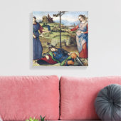 Visie van een Knight, c.1504 Canvas Afdruk (Insitu (Woonkamer))