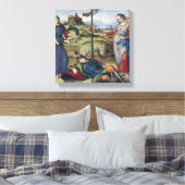 Visie van een Knight, c.1504 Canvas Afdruk (Insitu (Slaapkamer))