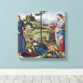 Visie van een Knight, c.1504 Canvas Afdruk (Insitu (Houten vloer))
