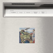 Visie van een Knight, c.1504 Magneet (Insitu (Vaatwasser))