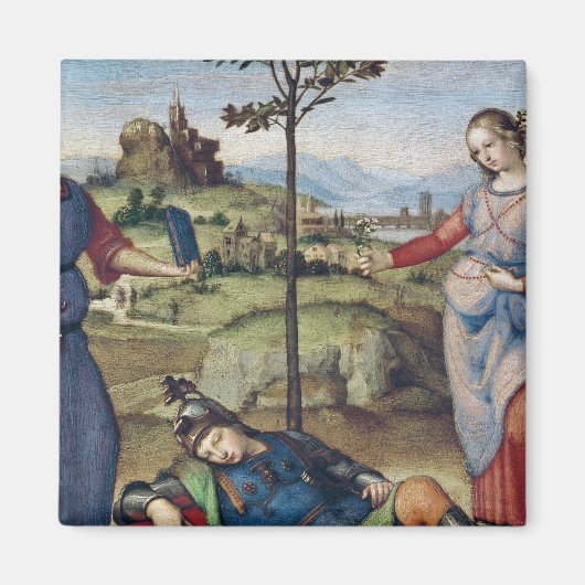 Visie van een Knight, c.1504 Magneet (Voorkant)