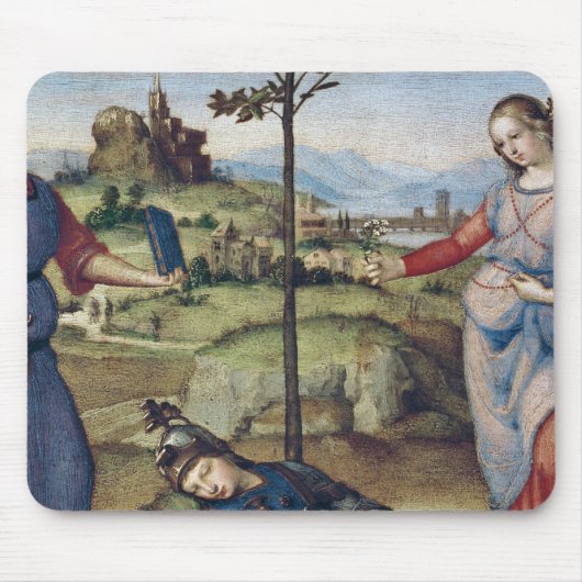 Visie van een Knight, c.1504 Muismat (Voorkant)