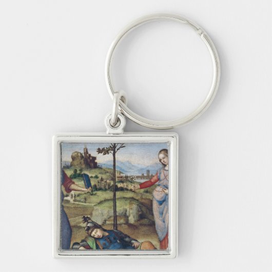 Visie van een Knight, c.1504 Sleutelhanger (Voorkant)