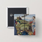 Visie van een Knight, c.1504 Vierkante Button 5,1 Cm (Voorkant /achterkant)