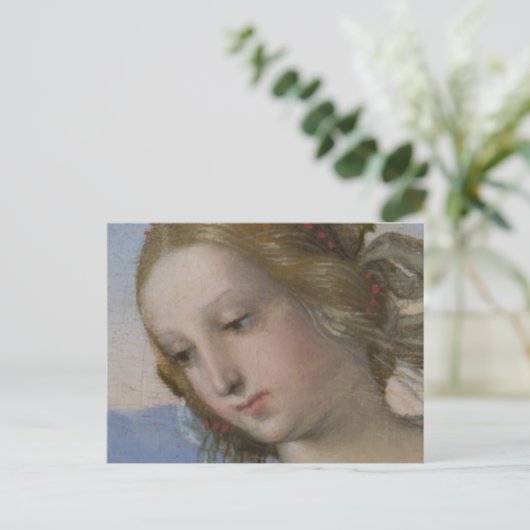 Visie van een Knight (detail), Raphael Briefkaart (Staand voorkant)