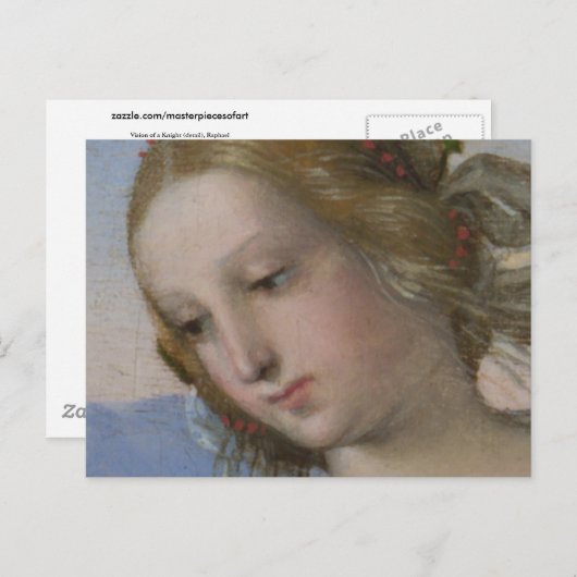 Visie van een Knight (detail), Raphael Briefkaart (Voorkant / Achterkant)