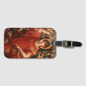 Visie van Fiammetta (Dante Gabriel Rossetti) Bagagelabel (Voorkant (horizontaal))