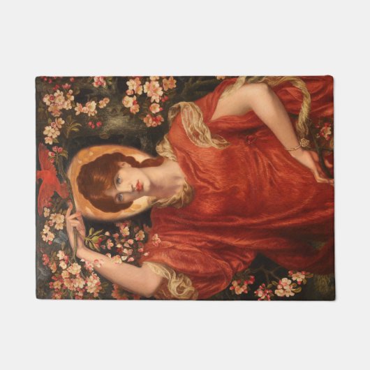 Visie van Fiammetta (Dante Gabriel Rossetti) Deurmat (Voorkant)