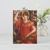 Visie van Fiammetta (Dante Gabriel Rossetti) Kaart (Staand voorkant)