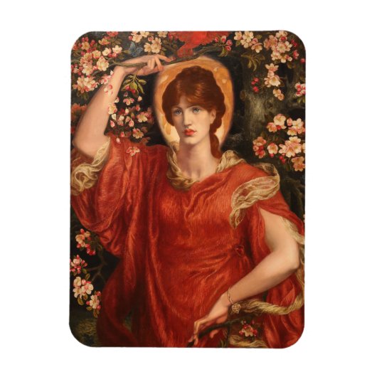 Visie van Fiammetta (Dante Gabriel Rossetti) Magneet (Verticaal)
