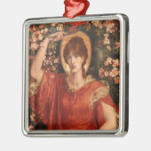 Visie van Fiammetta (Dante Gabriel Rossetti) Metalen Ornament (Links)