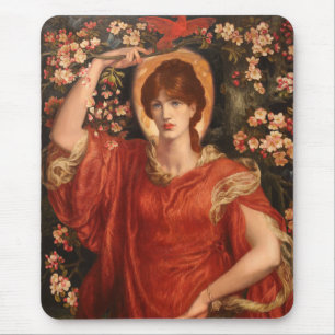 Visie van Fiammetta (Dante Gabriel Rossetti) Muismat