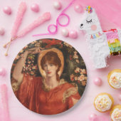 Visie van Fiammetta (Dante Gabriel Rossetti) Papieren Bordje (Feest)