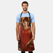 Visie van Fiammetta (Dante Gabriel Rossetti) Schort (Gedragen)