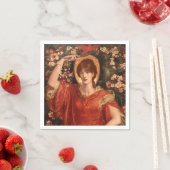 Visie van Fiammetta (Dante Gabriel Rossetti) Servet (Insitu)