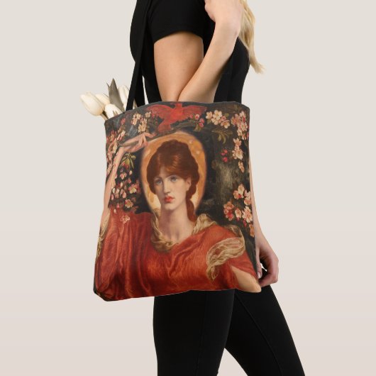 Visie van Fiammetta (Dante Gabriel Rossetti) Tote Bag (Dichtbij)