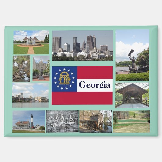 Visie van Georgia, VS Magneet (Voorkant)