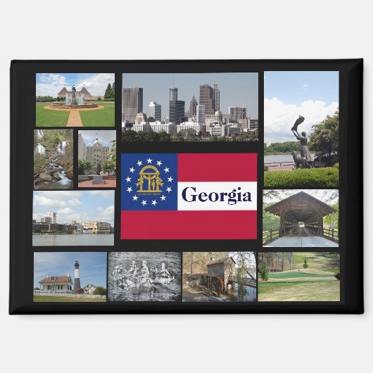 Visie van Georgia, VS Magneet (Voorkant)