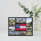 Visie van Georgië Briefkaart (Staand voorkant)