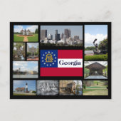 Visie van Georgië Briefkaart (Voorkant)