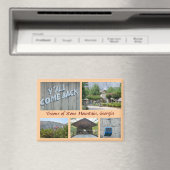 Visie van het stenen gebergte in Georgië Magneet (Insitu (Vaatwasser))