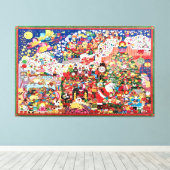 Visie van het Suikercanvas Canvas Afdruk (Insitu (Houten vloer))