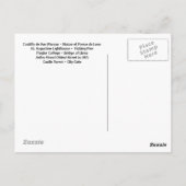 Visie van Historic St. Augustine, Florida Briefkaart (Achterkant)