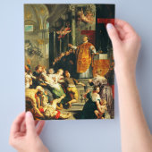 Visie van Ignatius door Peter Paul Rubens Flyer (Hand)