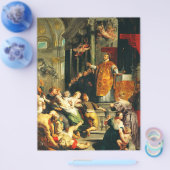 Visie van Ignatius door Peter Paul Rubens Flyer (Enkel)