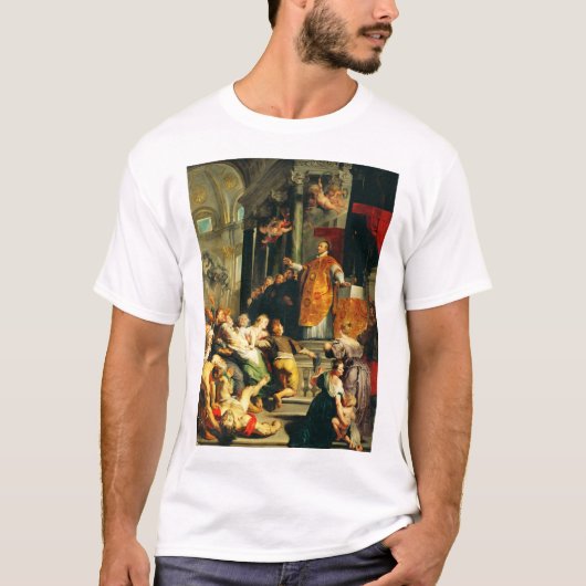 Visie van Ignatius door Peter Paul Rubens T-shirt (Voorkant)