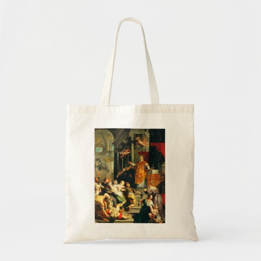 Visie van Ignatius door Peter Paul Rubens Tote Bag (Voorkant)