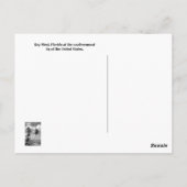 Visie van Key West, Florida Briefkaart (Achterkant)