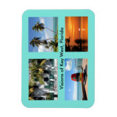 Visie van Key West, Florida Magneet (Verticaal)