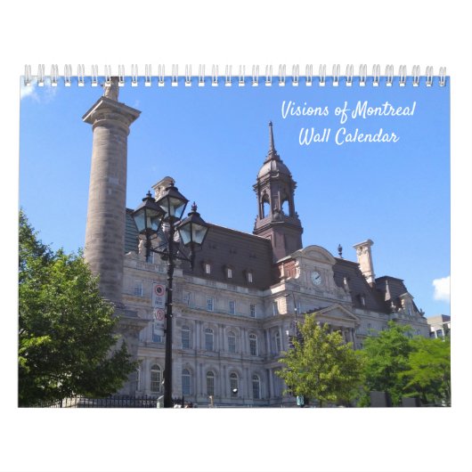 Visie van Montreal Wall Agenda Kalender (Hoes)