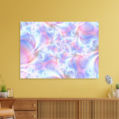 Visie van Sensetive Joy Stretched Canvas Print (Insitu (Woonkamer))