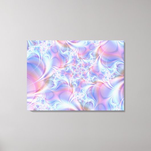Visie van Sensetive Joy Stretched Canvas Print (Voorkant)