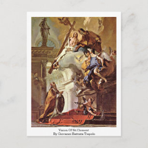 Visie van St.Clement door Giovanni Battista Tiepol Briefkaart