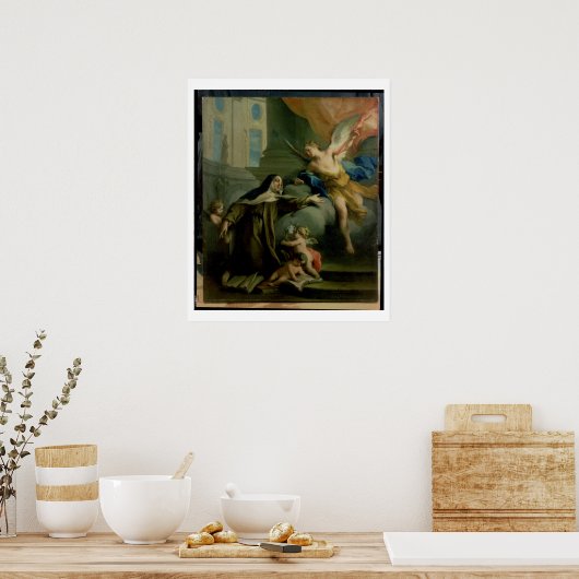 Visie van St. Teresa Poster (Keuken)